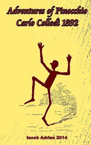 Cover of Adventures of Pinocchio Carlo Collodi 1892