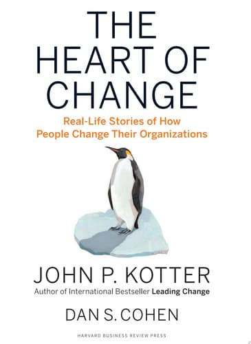 Cover of The Heart of Change Real-Life Stories of How People Change Their Organizations