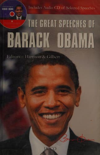 Cover of The great speeches of Barack Obama