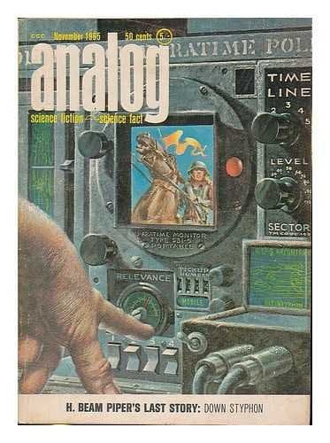 Cover of Analog Science Fiction and Fact, November 1965, Featuring H. Beam Piper *Down Styphon!*