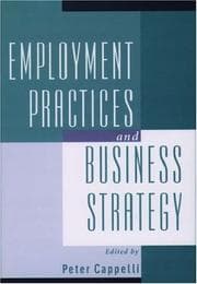 Cover of Employment practices and business strategy