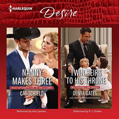 Cover of Nanny Makes Three & Twin Heirs to His Throne Lib/E