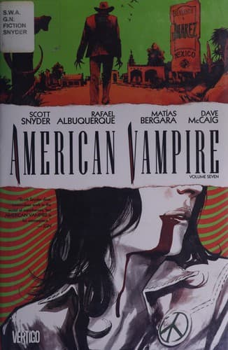 Cover of American vampire. Volume seven