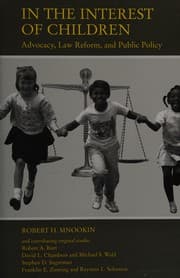 Cover of In the interest of children
