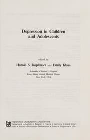 Cover of Depression in children and adolescents