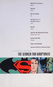 Cover of The search for kryptonite