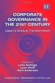 Cover of Corporate governance in the 21st century