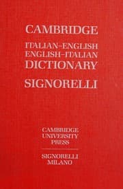 Cover of Cambridge dizionario italiano-inglese, inglese-italiano, Signorelli