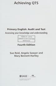 Cover of Primary English Audit and Test
