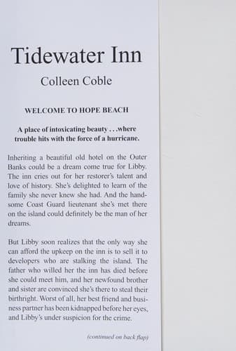 Cover of Tidewater Inn - A Hope Beach Novel