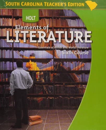 Cover of Holt Elements of Literature: Sixth Course