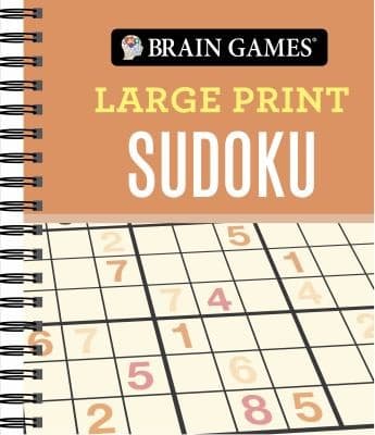 Cover of Brain Games Large Print Sudoku