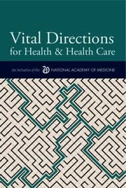 Cover of Vital Directions for Health and Health Care