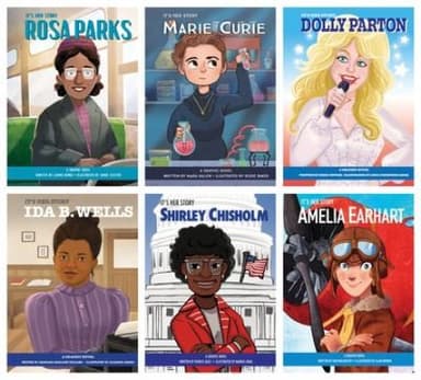 Cover of School and Library It's Her Story Print Series