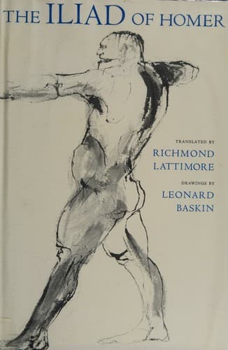Cover of The Illiad of Homer. Drawings By Leonard Baskin.
