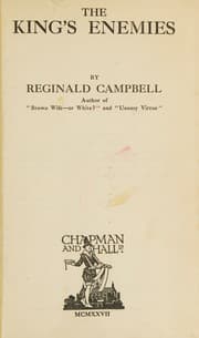 Cover of The King's enemies