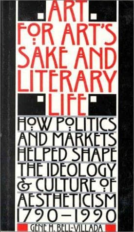 Cover of Art for Art's Sake & Literary Life