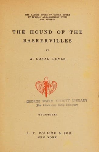Cover of The Hound of the Baskervilles