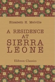 Cover of A residence at Sierra Leone