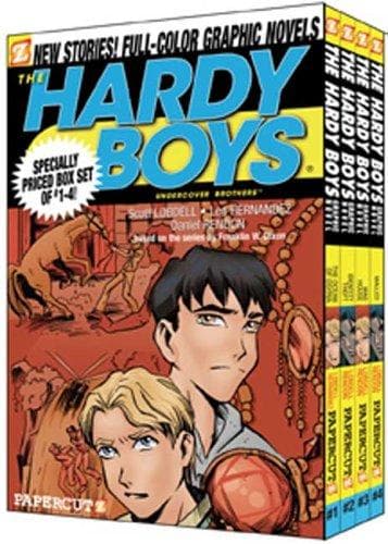Cover of The Ocean of Osyria/Identity Theft/Madhouse/Malled (Hardy Boys Graphic Novels: Undercover Brothers 1-4)
