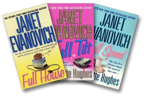Cover of Janet Evanovich "Full Series" Three-Book Set (Full House, Full Tilt, and Full Speed)