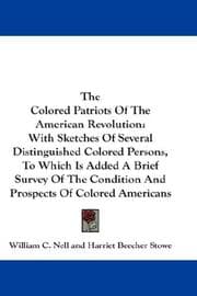 Cover of The colored patriots of the American Revolution
