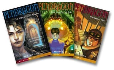 Cover of The Pendragon Series (The Merchant of Death, The Lost City of Faar, The Never War and The Pendragon Journal)