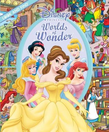 Cover of Disney Princess Worlds of Wonder (Look and Find (Publications International))