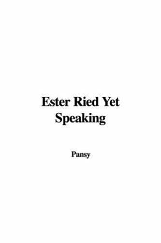 Cover of Ester Ried Yet Speaking