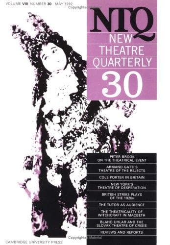 Cover of New Theatre Quarterly 30