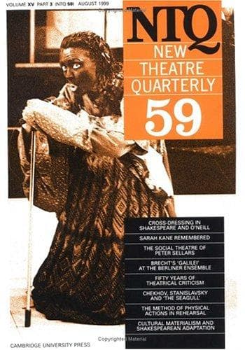 Cover of New Theatre Quarterly 59