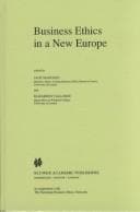 Cover of Business ethics in a new Europe