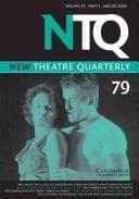 Cover of New Theatre Quarterly