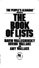 Cover of The People's almanac presents The book of lists