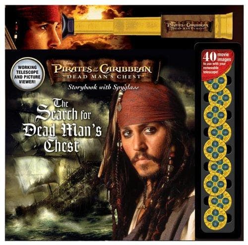 Cover of The Search for Dead Man's Chest Storybook and Spyglass