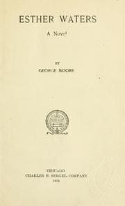 Cover of Esther Waters, a novel