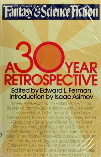 Cover of The Magazine of Fantasy and Science Fiction. a 30-Year Retrospective