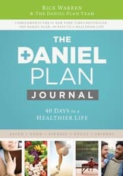 Cover of The Daniel Plan Journal 40 Days To A Healthier Life