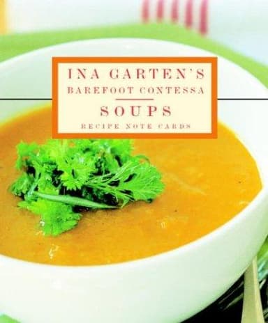 Cover of Ina Garten's Barefoot Contessa Soup Recipes Signature Vertical Note Cards