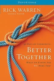 Cover of 40 Days of Community Better Together Devotional
Living with Purpose Paperback