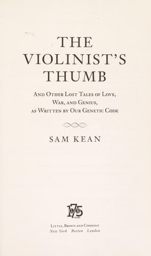 Cover of Violinist's Thumb