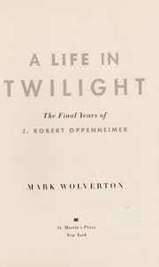 Cover of A life in twilight