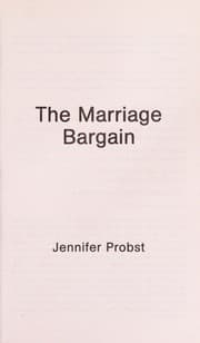 Cover of The Marriage Bargain