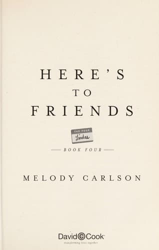 Cover of Here's to friends