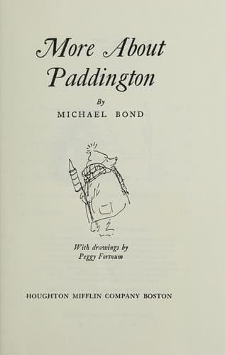Cover of More About Paddington