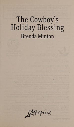 Cover of The cowboy's holiday blessing