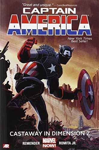 Cover of Captain America Volume 1: Castaway in Dimension Z Book 1 (Marvel Now)