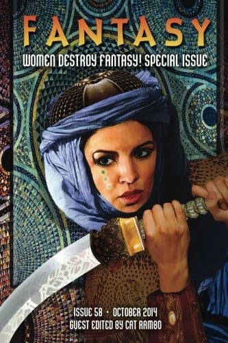 Cover of Fantasy Magazine, October 2014 (women Destroy Fantasy! Special Issue)