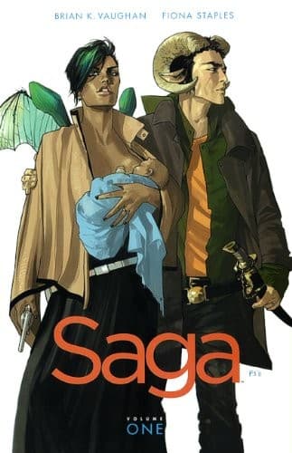 Cover of Saga, Vol. 1 (Turtleback School & Library Binding Edition)