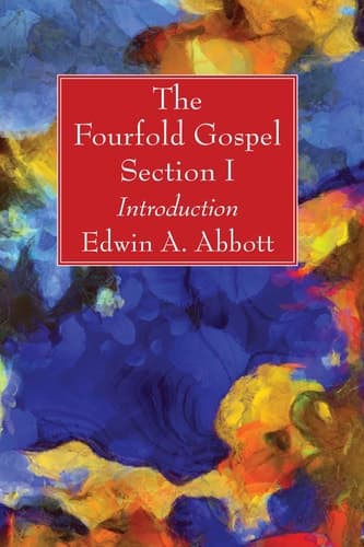 Cover of Fourfold Gospel; Section I